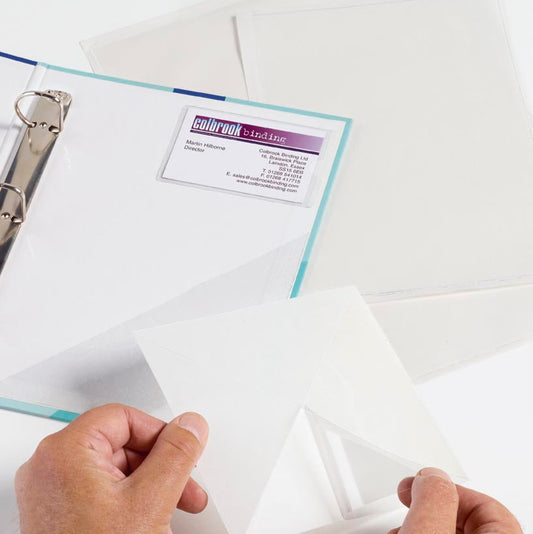 Adhesive Card Holder Pockets