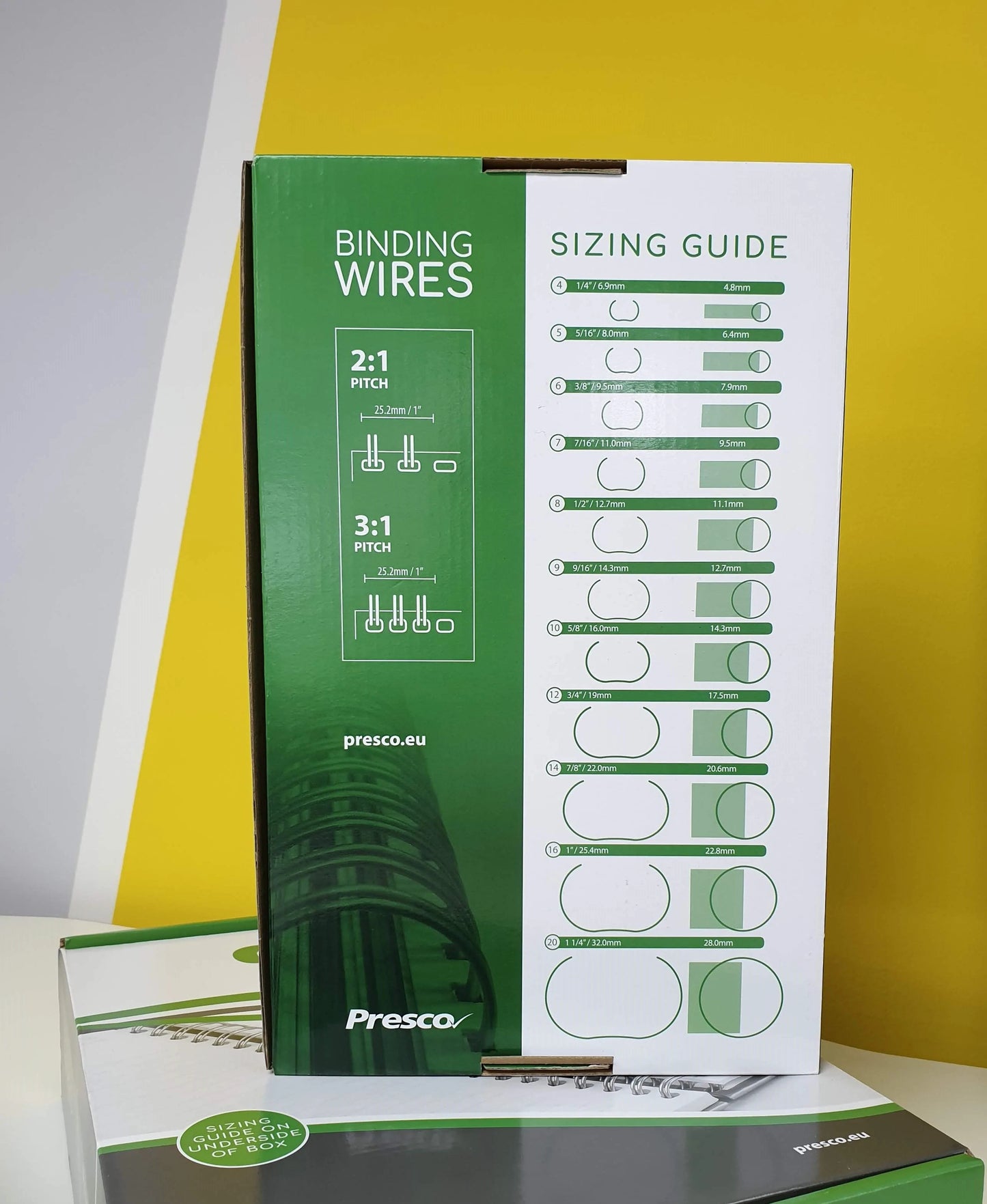 Presco Premium Binding Wires 3:1 Pitch A4 Wiro - 34 Loops