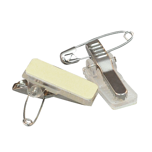 Combined Pin and Clip Badge Fitting