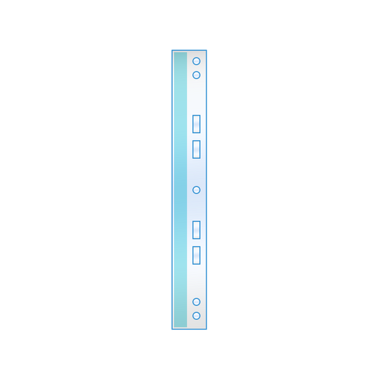 A4 Self Adhesive Multipunched Insertion Strips
