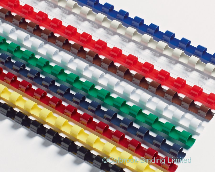 21 Ring Plastic Binding Combs – Colbrook Binding