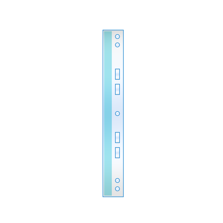 A4 Self Adhesive Multipunched Insertion Strips